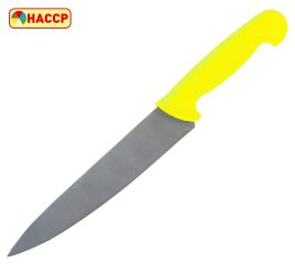 Szakács kés 25 cm sárga. A méret a pengehosszúságára vonatkozik.