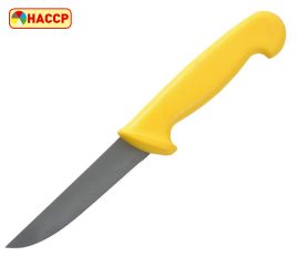 Csontozó kés 13 cm sárga. A méret a pengehosszúságára vonatkozik.